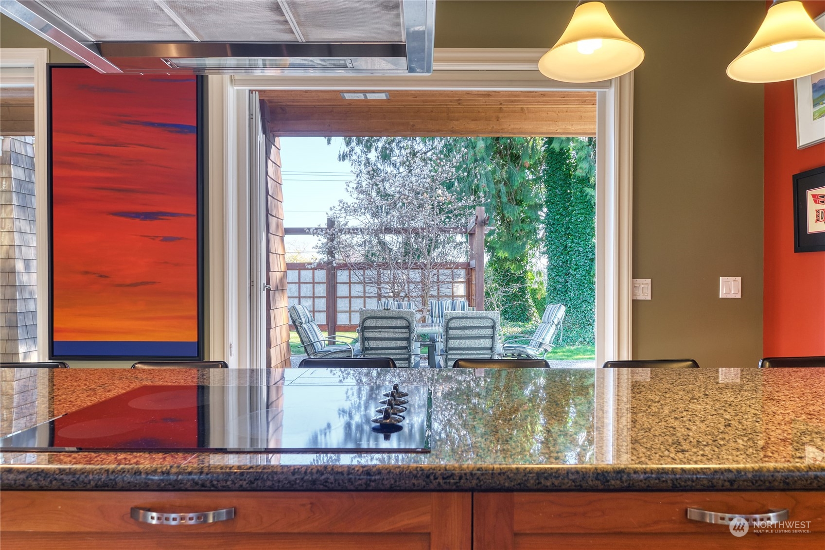589 South Beach Road Point Roberts, WA 98281 - Photo 8 of 37 a view of a window with a tree and front of it