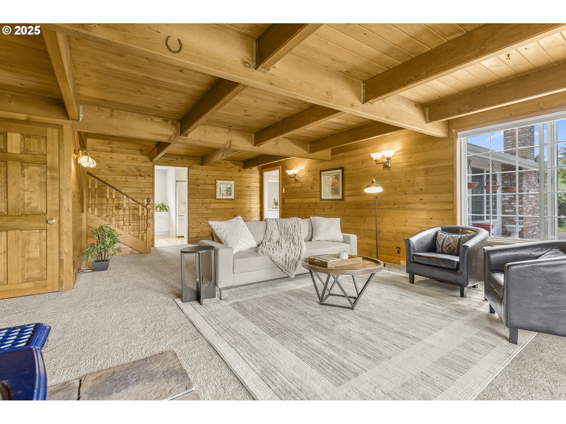 2055 Ridgeway Drive Eugene, OR 97401 - Photo 25 of 48 a bedroom with furniture and a large window