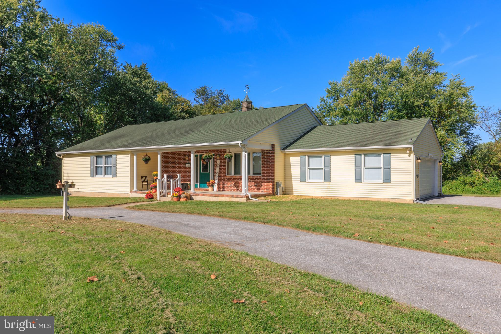 15902 Trenton Road Upperco, MD 21155 - Photo 1 of 57 front view of a house and a yard