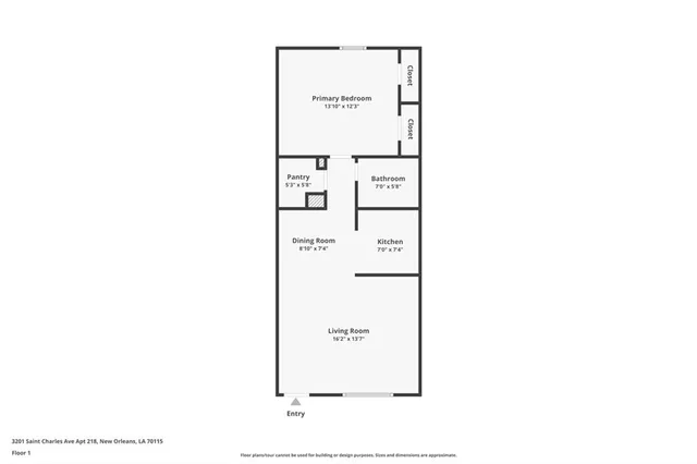 $240,000 | 3201 St Charles Avenue, Unit 218, New Orleans, LA 70115