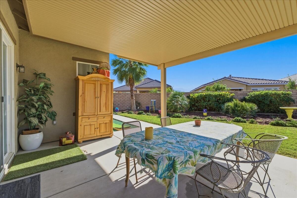 44027 Triolo Way Indio, CA 92203 - Photo 19 of 30 Reverse View Covered Patio