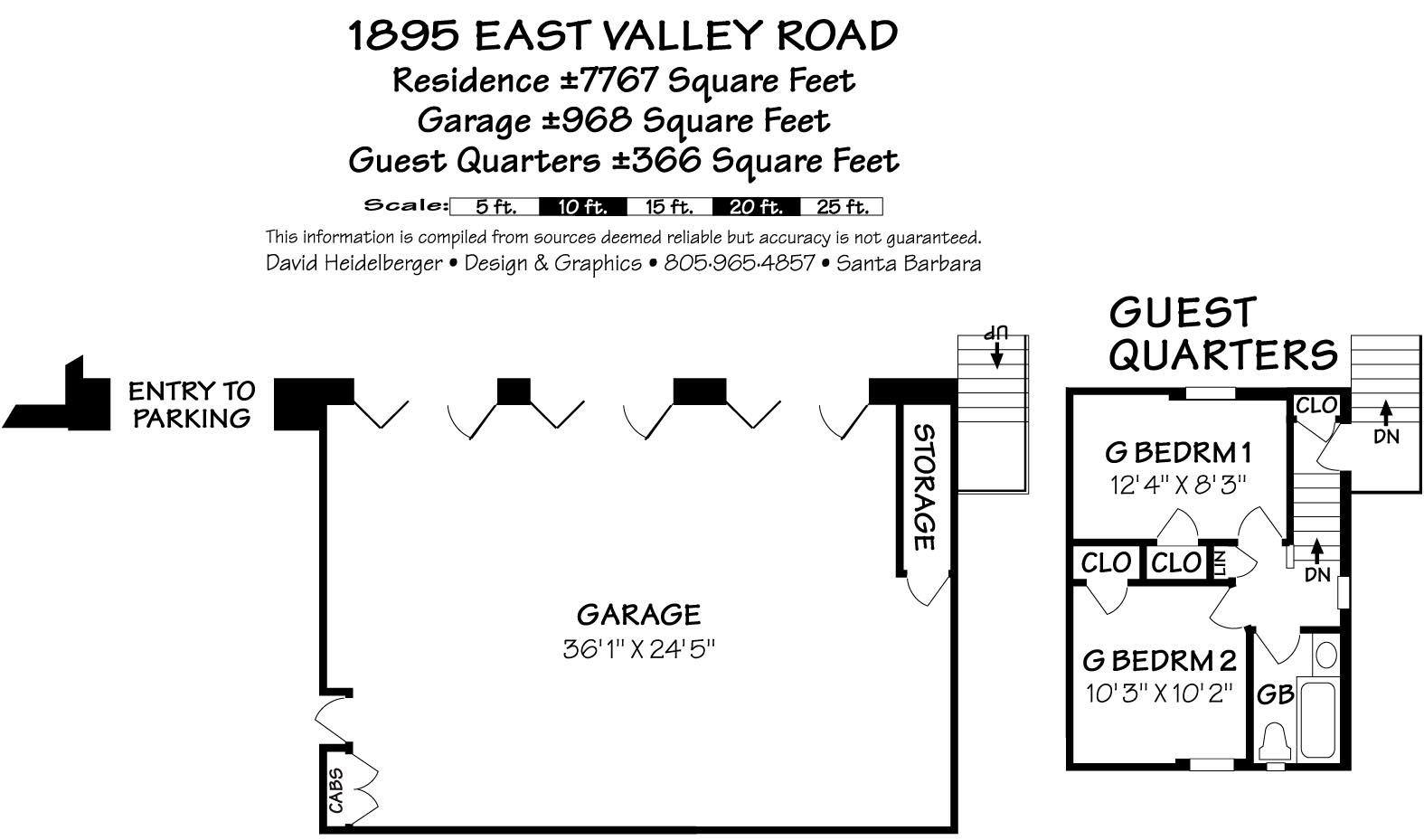 1895 East Valley Road Santa Barbara, CA 93108 - Photo 19 of 19 EVR second floor plan