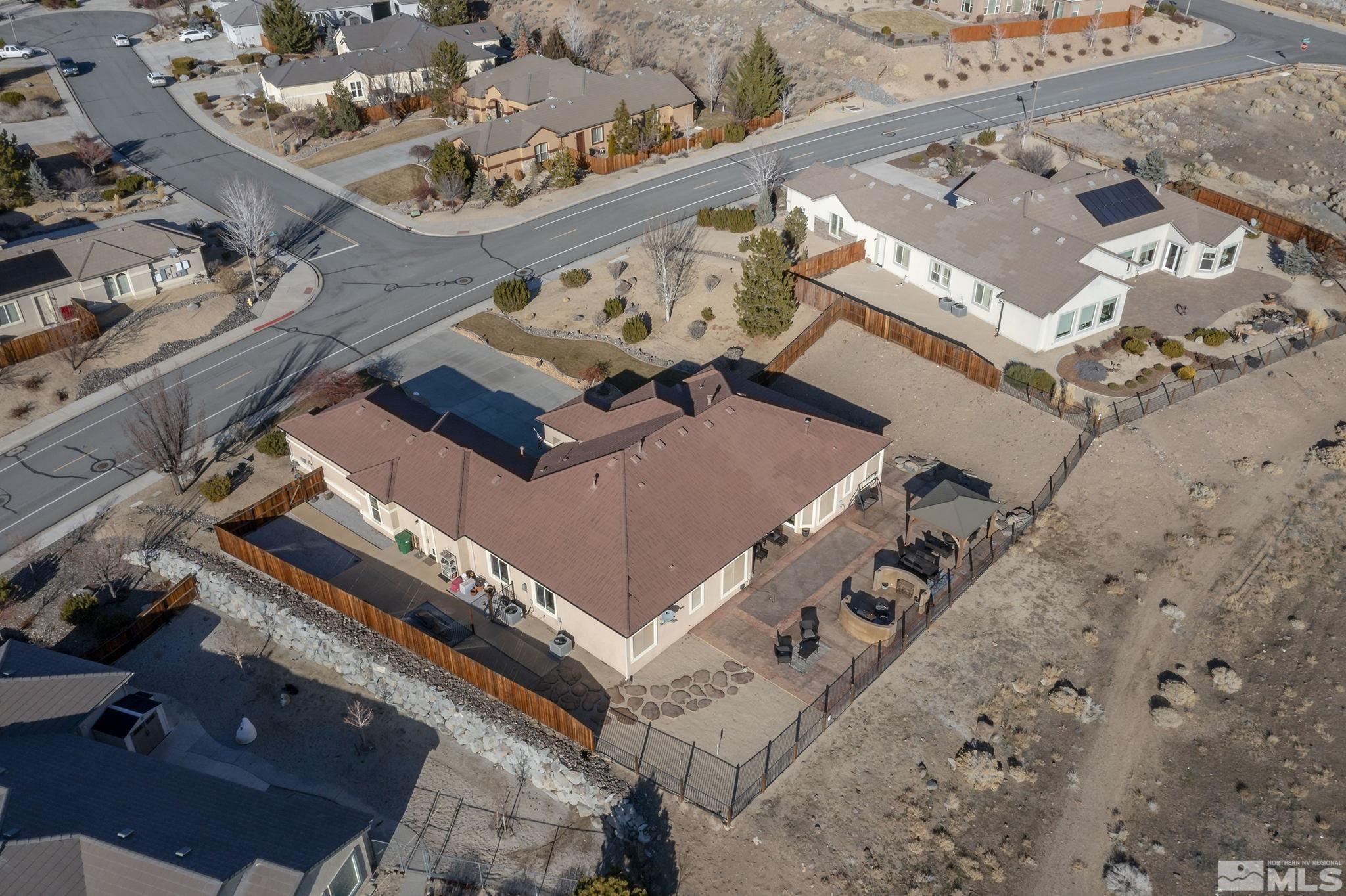 3528 Desert Fox Drive Sparks, NV 89436 - Photo 33 of 35 an aerial view of a house