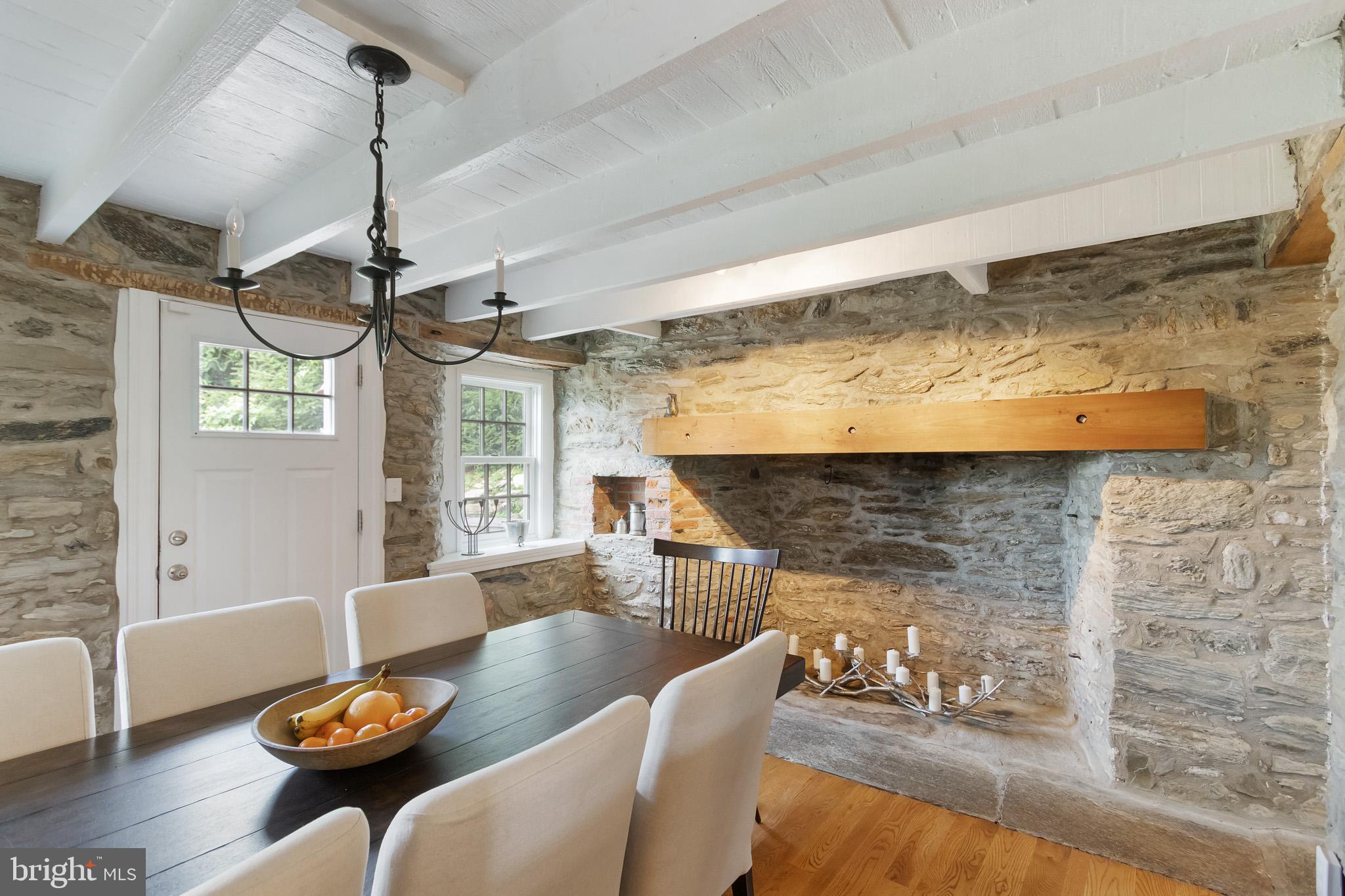 300 Ravenscliff Drive Springfield, PA 19064 - Photo 14 of 45 DINING ROOM WITH WALK IN GAS FIREPLACE