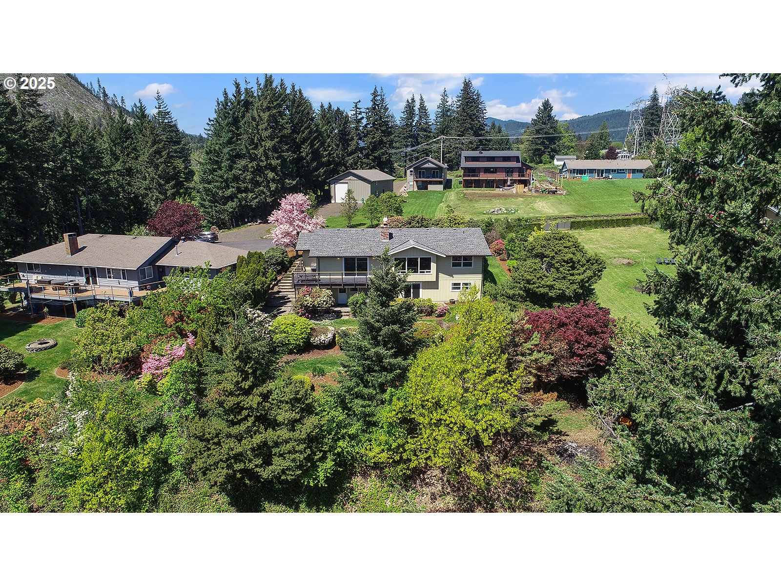101 Allen Street Carson, WA 98610 - Photo 34 of 48 a view of a chairs and table in a yard