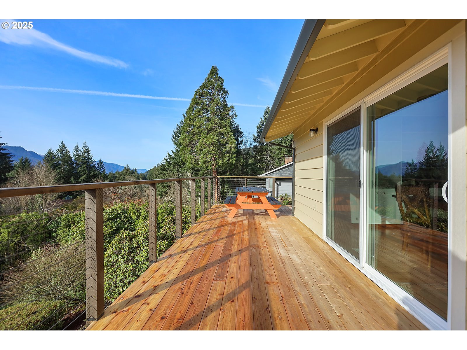101 Allen Street Carson, WA 98610 - Photo 46 of 48 a view of a balcony with an outdoor space