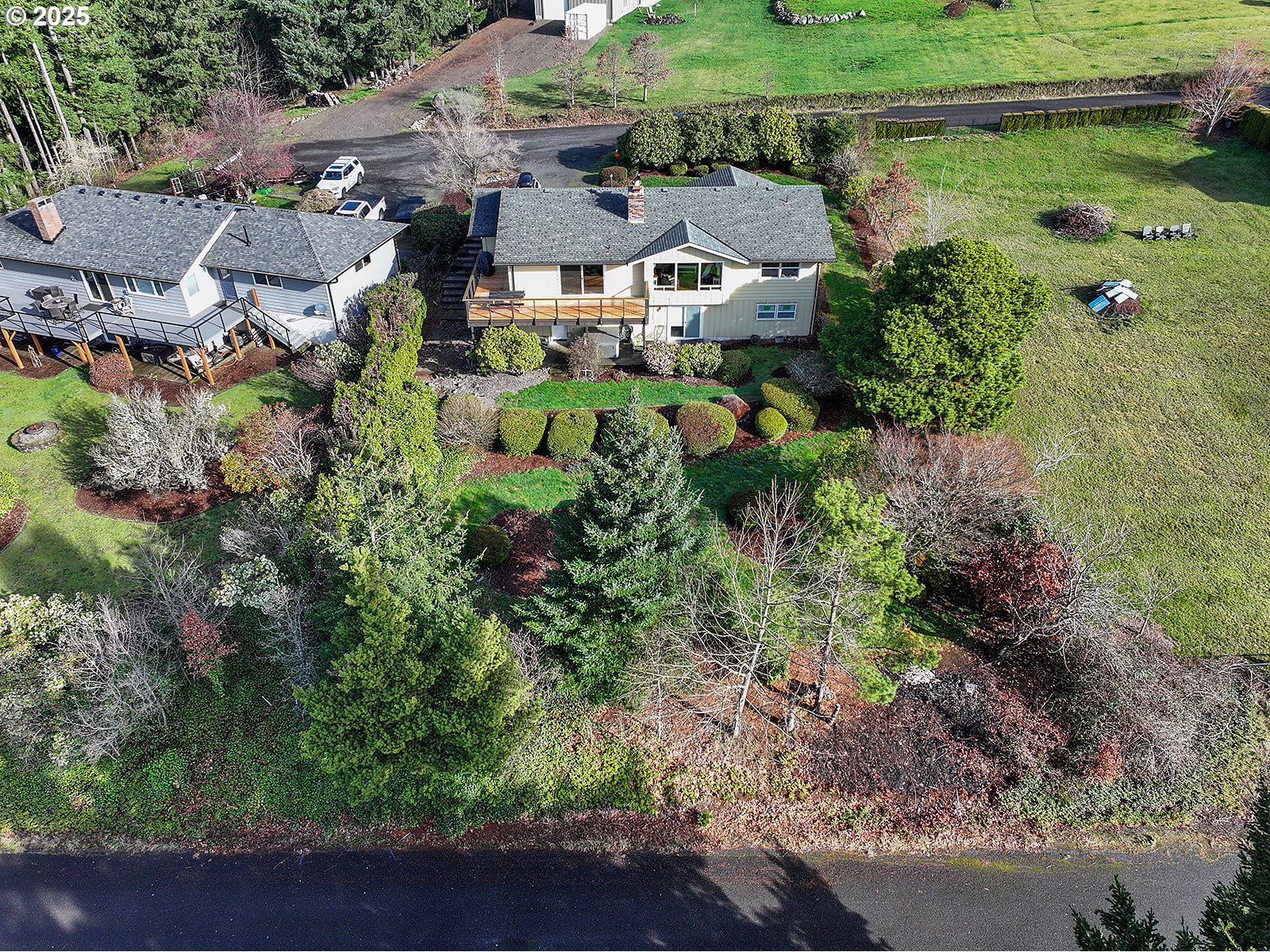 101 Allen Street Carson, WA 98610 - Photo 48 of 48 an aerial view of a house with a yard and lake view