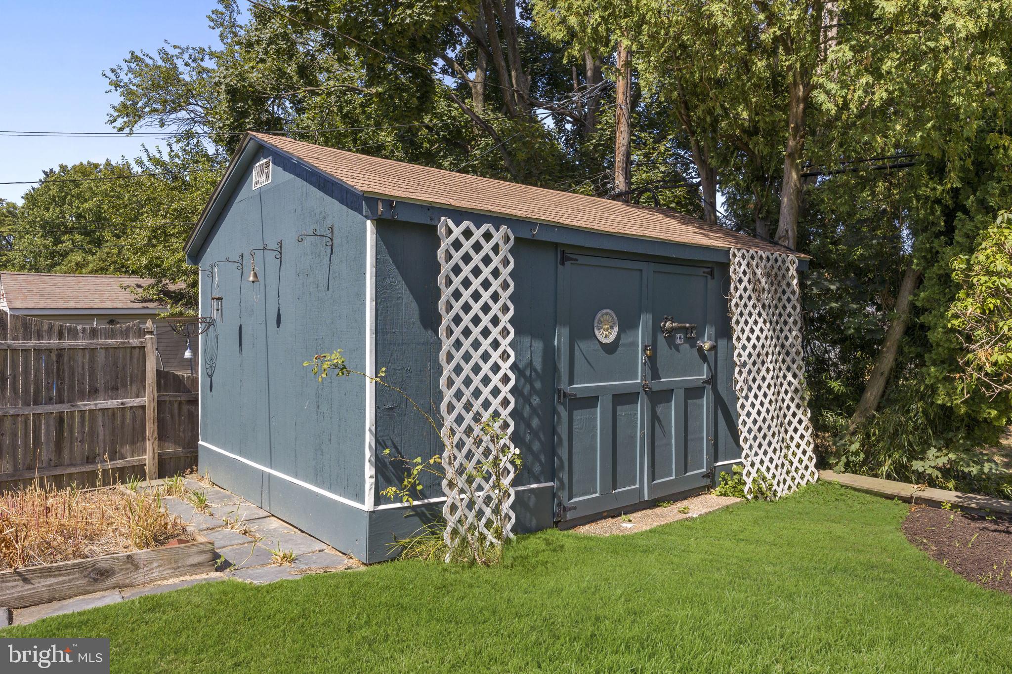 369 Heathcliffe Road Huntingdon Valley, PA 19006 - Photo 36 of 37 Huge shed with A/C, full electric w/sub panel