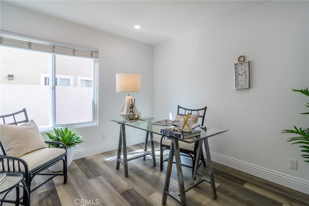 5 Telliz Rancho Santa Margarita, CA 92688 - Photo 24 of 58 a view of a workspace room with furniture and wooden floor