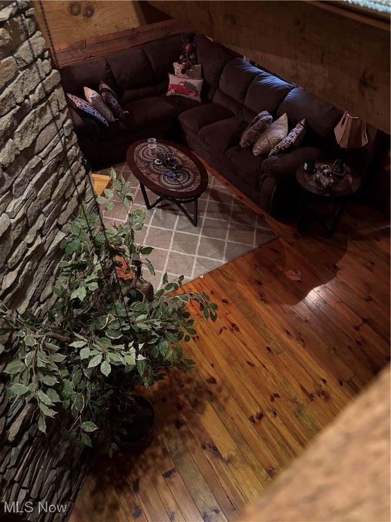 55249 Jim Ball Road Senecaville, OH 43780 - Photo 13 of 14 Living area with hardwood / wood-style flooring