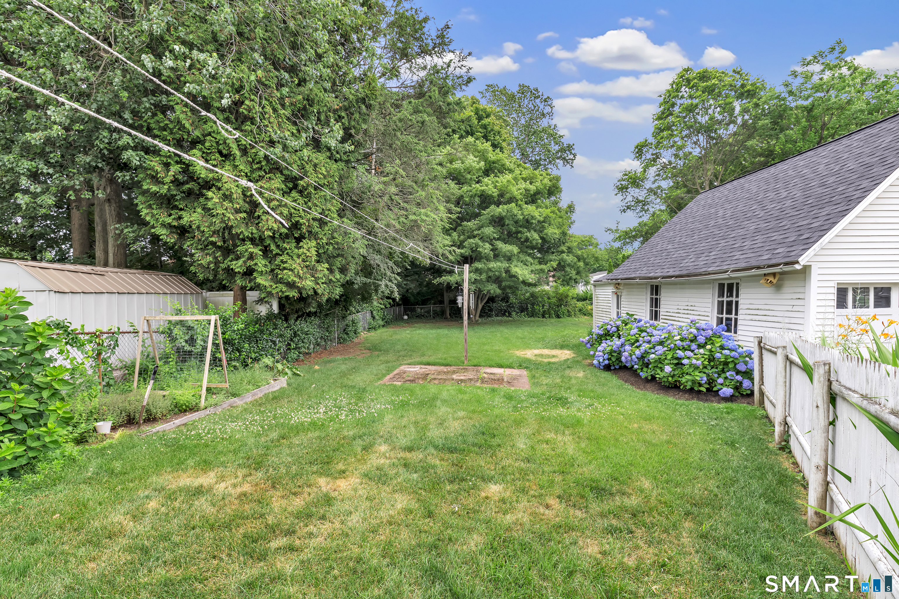 1326 Huntington Road Stratford, CT 06614 - Photo 36 of 37 Rear private Backyard .25 Acres - Built for Gardeninng and Entertaining