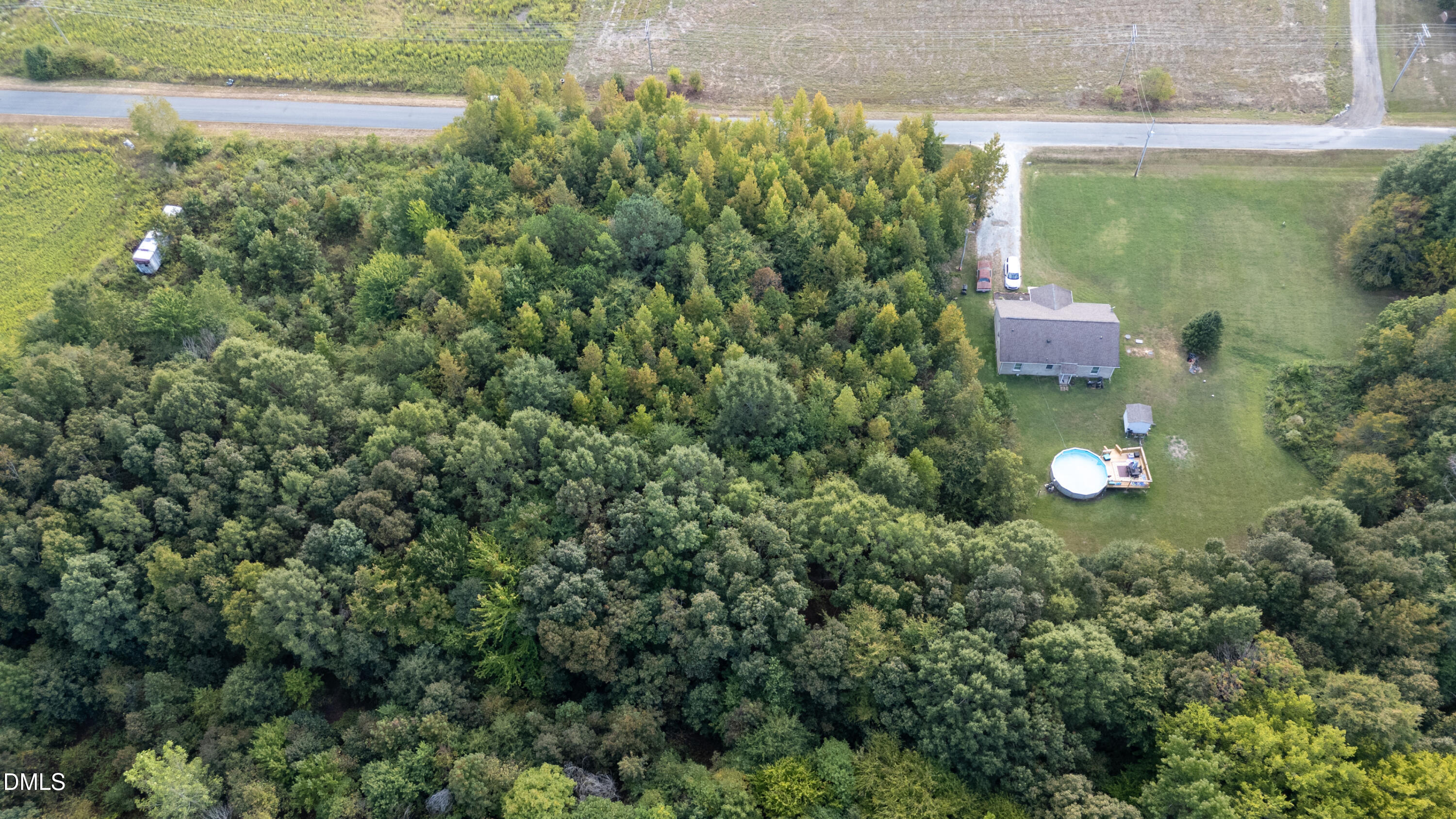 Tbd Winchester Road Monroe, NC 28110 - Photo 4 of 9 an aerial view of a house with a yard and garden