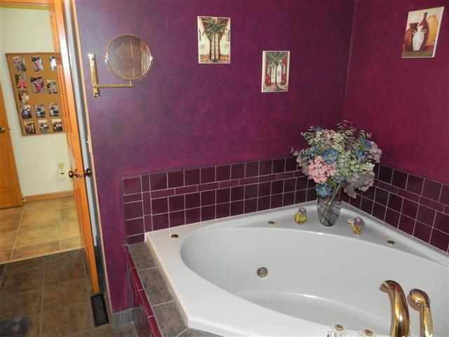 9967 East Center Road Stockton, IL 61085 - Photo 7 of 12 a white bath tub sitting in a bathroom next to a window
