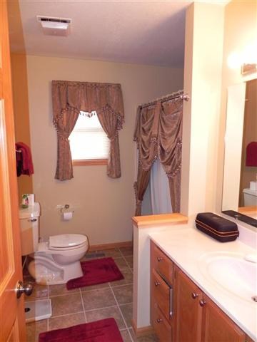 9967 East Center Road Stockton, IL 61085 - Photo 8 of 12 a bathroom with a sink and a toilet