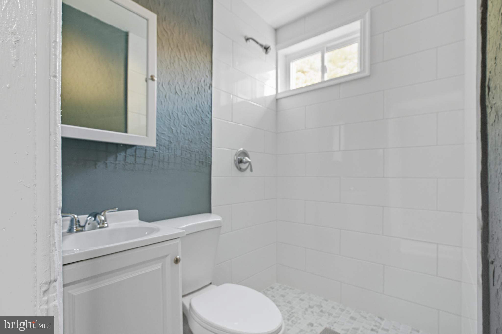 1307 Hanson Street Philadelphia, PA 19143 - Photo 12 of 19 a bathroom with a sink toilet and shower