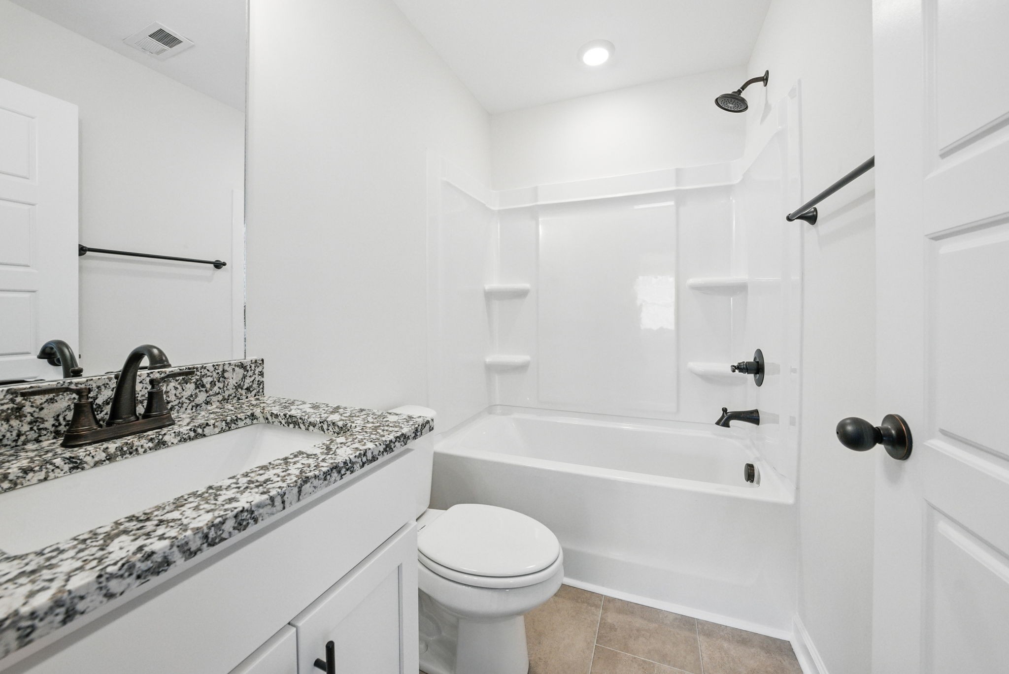 180 Quarry Rdg Road Clarksville, TN 37043 - Photo 8 of 8 a bathroom with a granite countertop sink toilet and shower