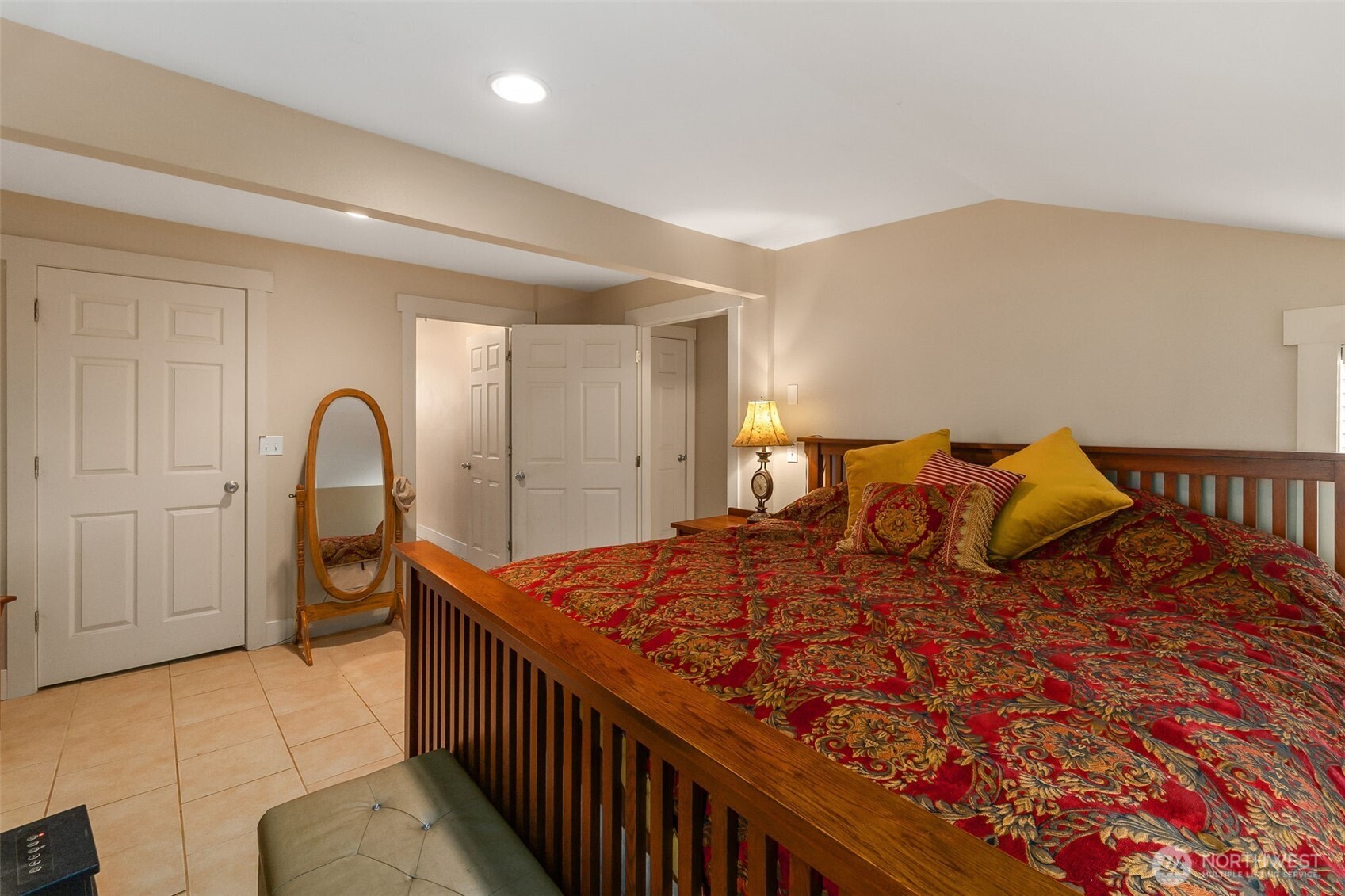 912 Middle Satsop Road Montesano, WA 98563 - Photo 11 of 37 a bedroom with a bed and a large window