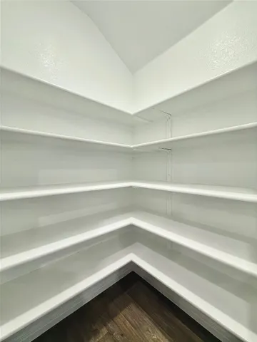 a refrigerator in a room