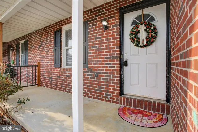 a view of a door and chair