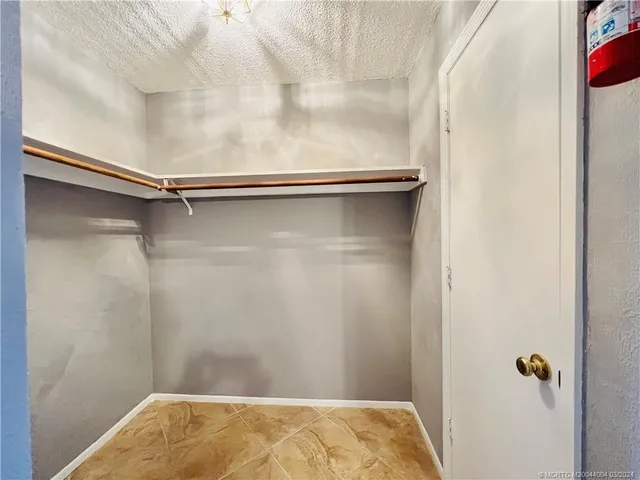 a close view of closet