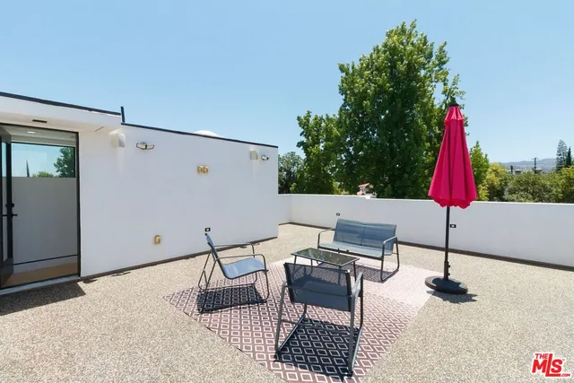 a view of outdoor space and deck