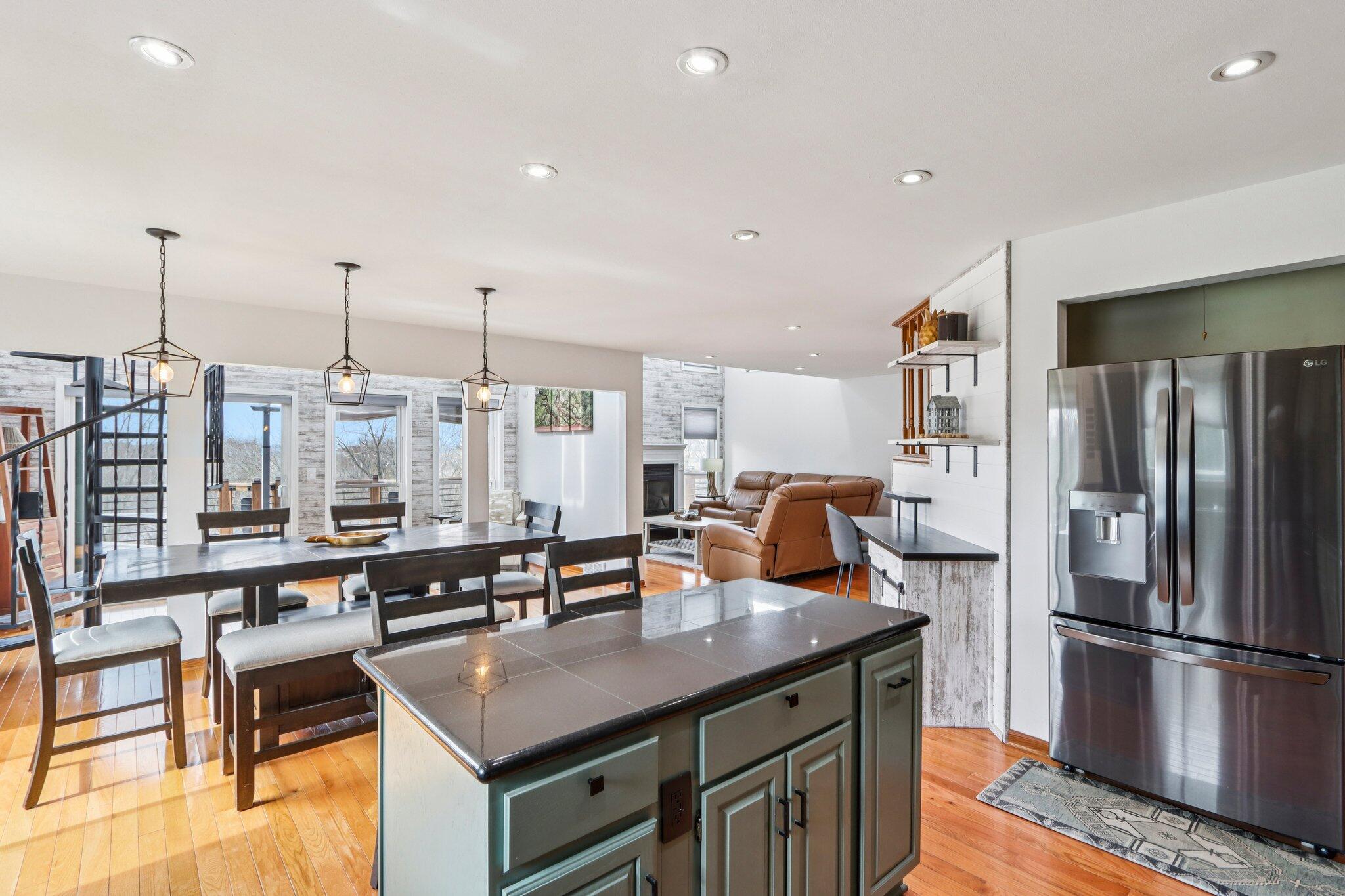N8863 Jefferson Road Watertown, WI 53094 - Photo 15 of 70 Kitchen open to living spaces