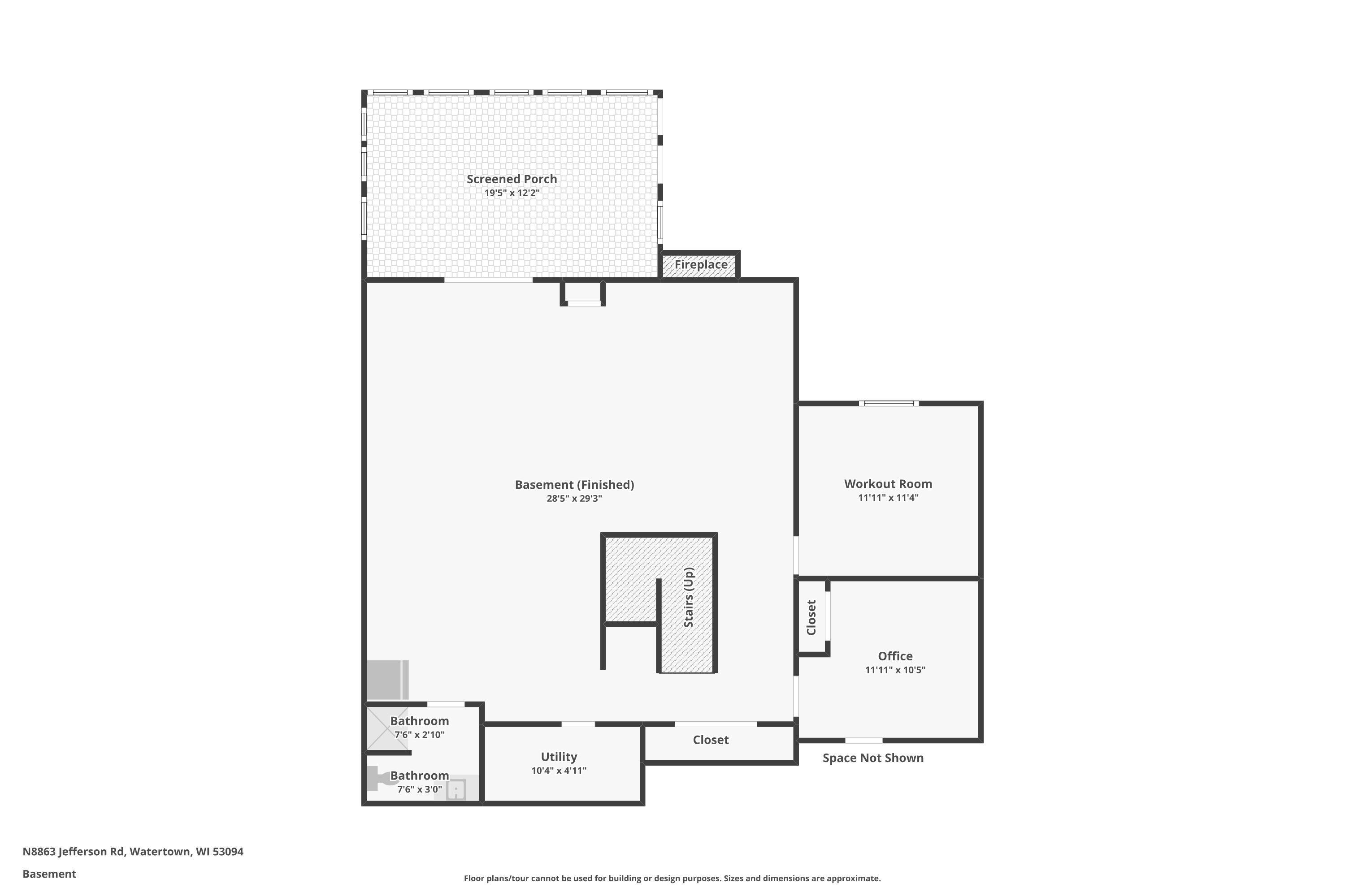 N8863 Jefferson Road Watertown, WI 53094 - Photo 67 of 70 Lower Level