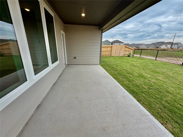 a house view with a garden space