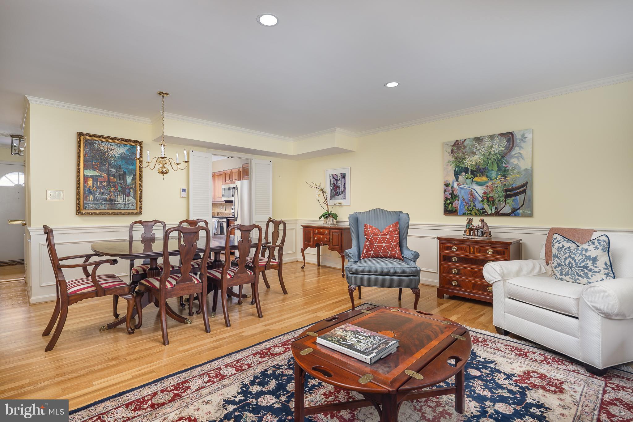 6311 Golf Course Square Alexandria, VA 22307 - Photo 10 of 39 a living room with lots of furniture and a rug