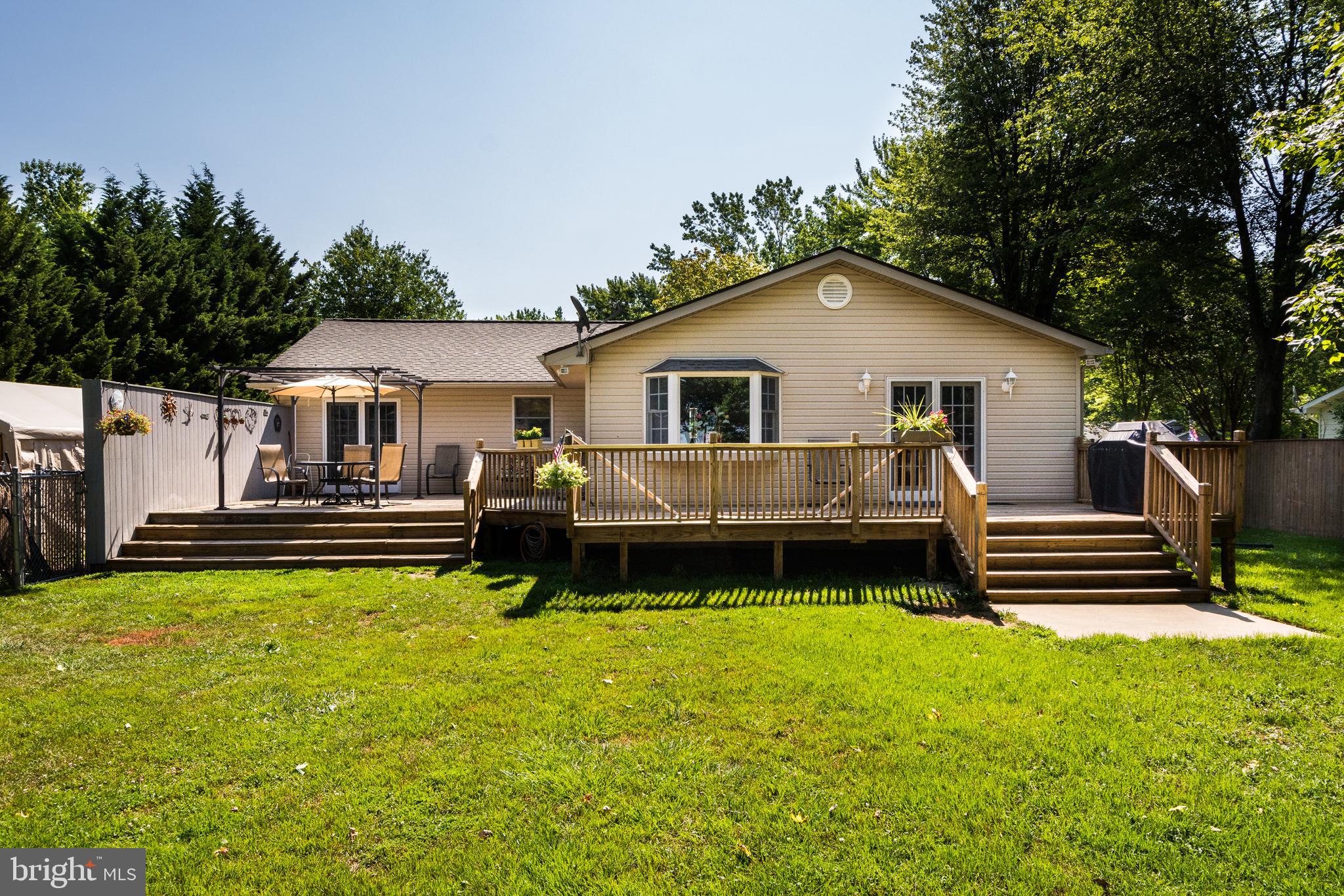 809 Mason Road Stevensville, MD 21666 - Photo 43 of 49 Rear of home and "ginormous" deck