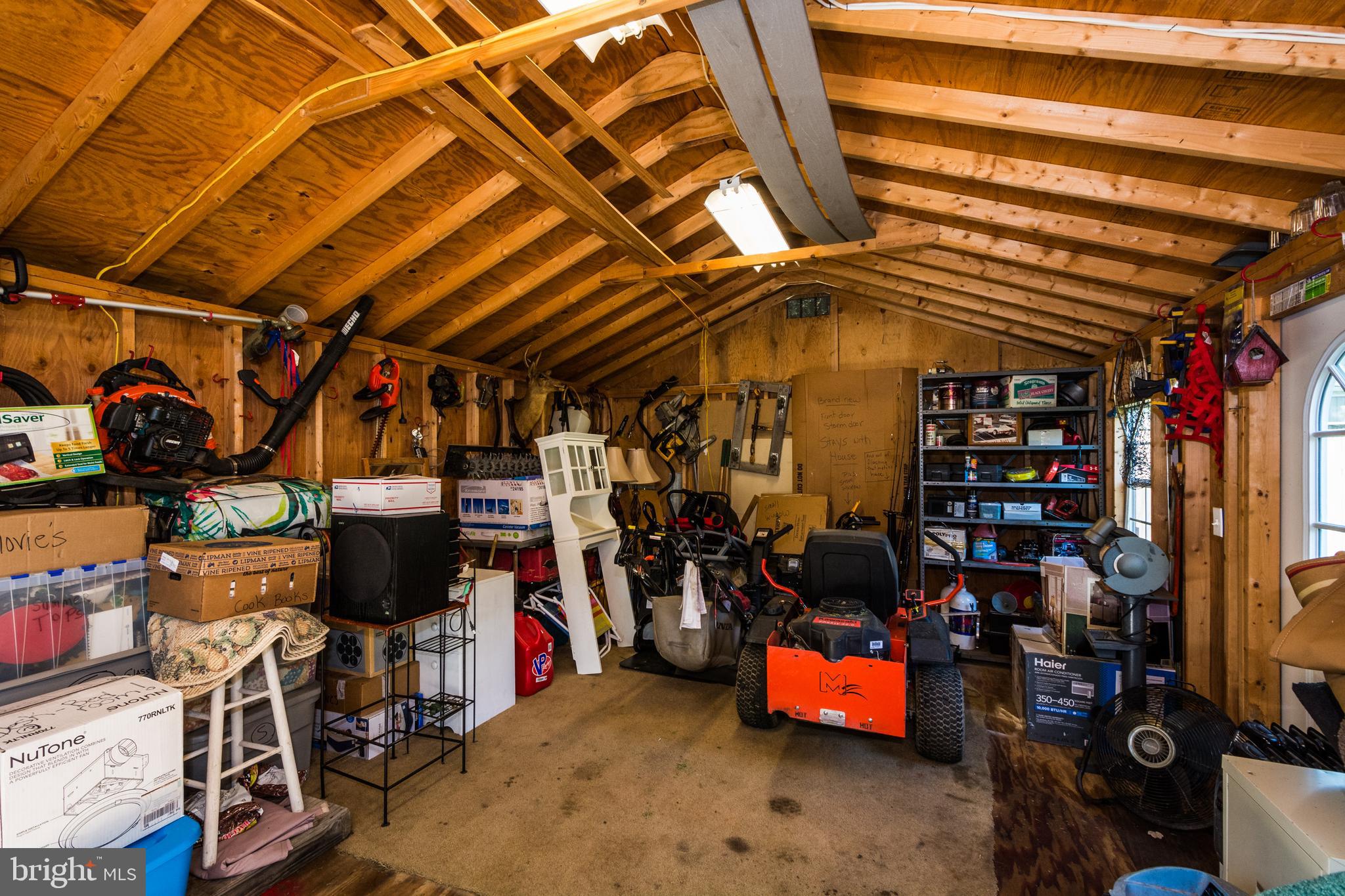 809 Mason Road Stevensville, MD 21666 - Photo 45 of 49 Interior shot of your huge garden shed/workshop