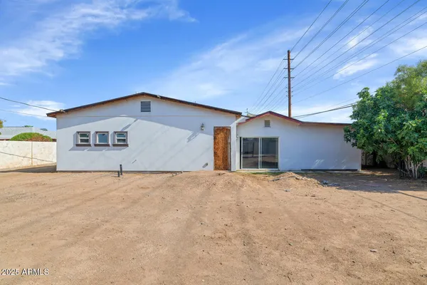 a big house with a outdoor space