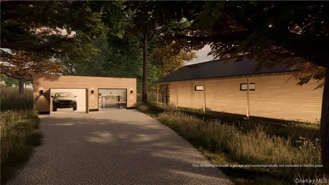 a front view of a house with yard and outdoor seating