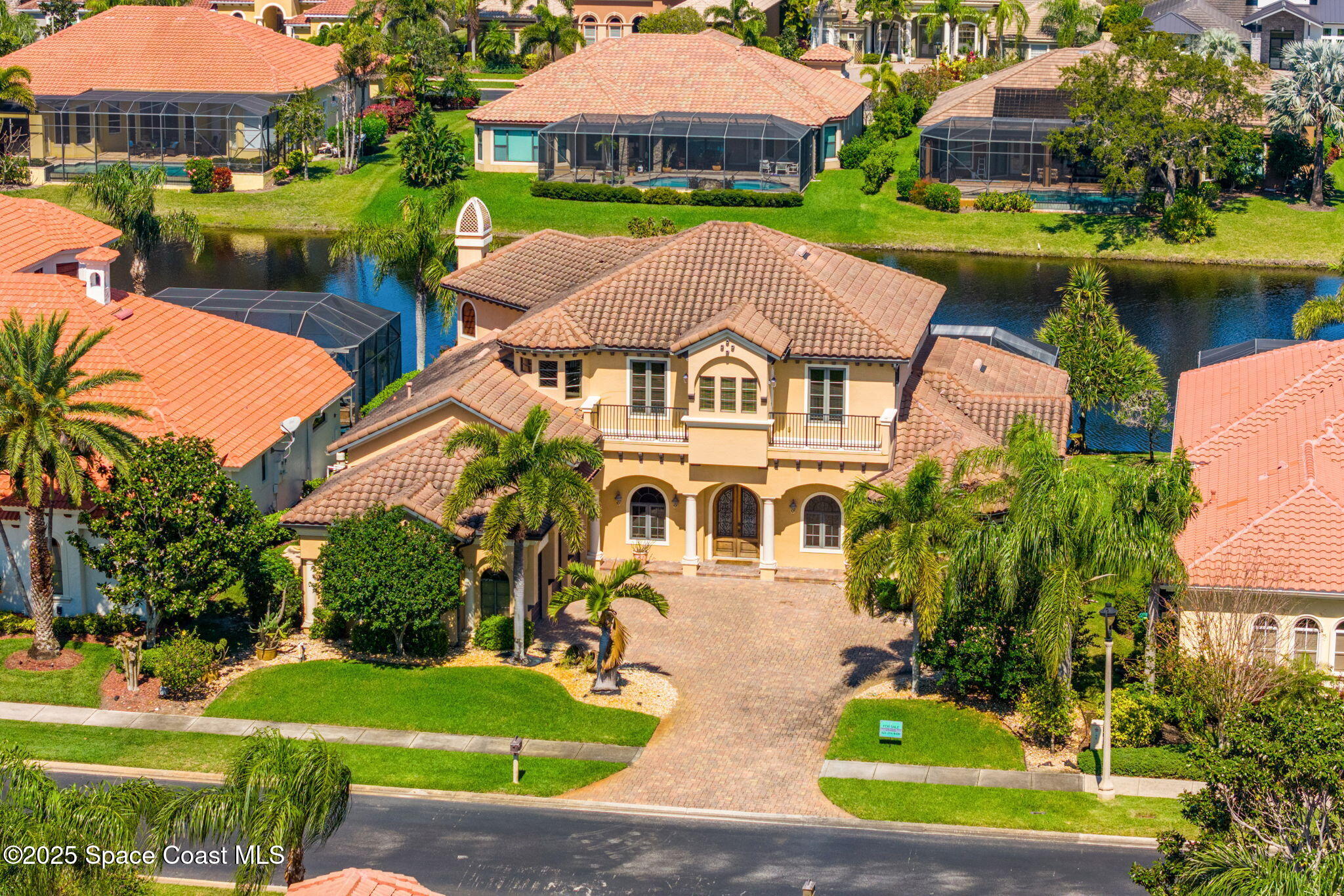 6205 Anello Drive Melbourne, FL 32940 - Photo 46 of 49 an aerial view of a house