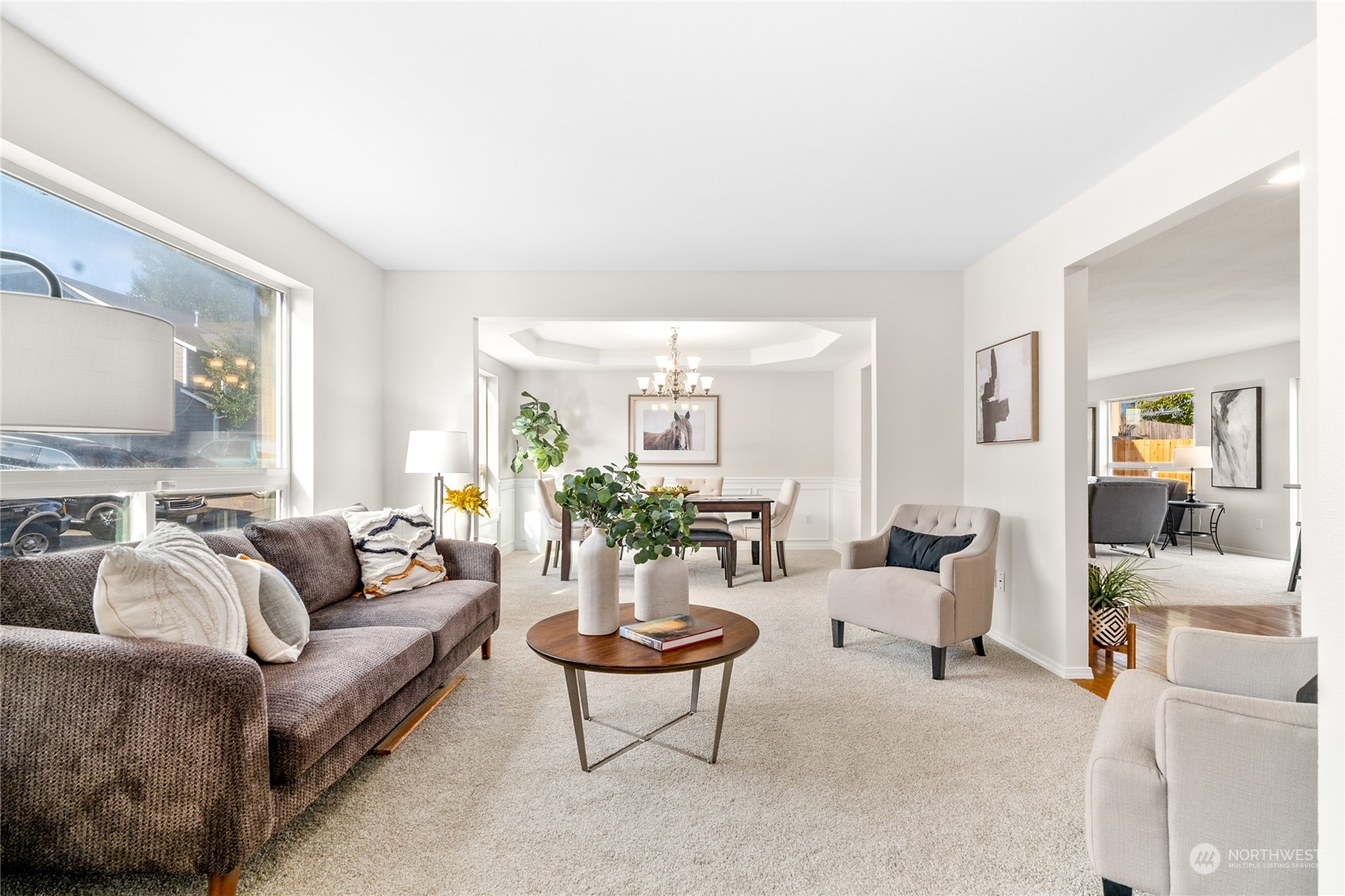 1730 Southeast 30th Place Renton, WA 98055 - Photo 4 of 31 a living room with furniture and a large window
