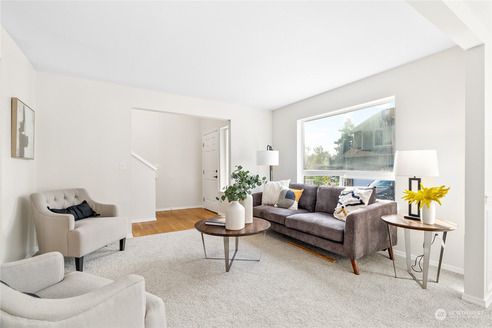 1730 Southeast 30th Place Renton, WA 98055 - Photo 5 of 31 a living room with furniture and a large window