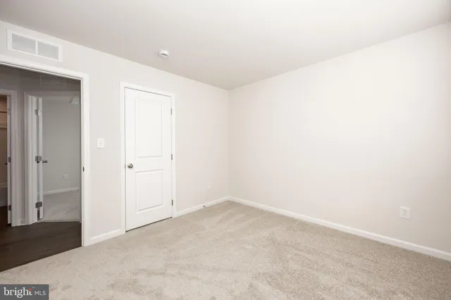 a view of an empty room