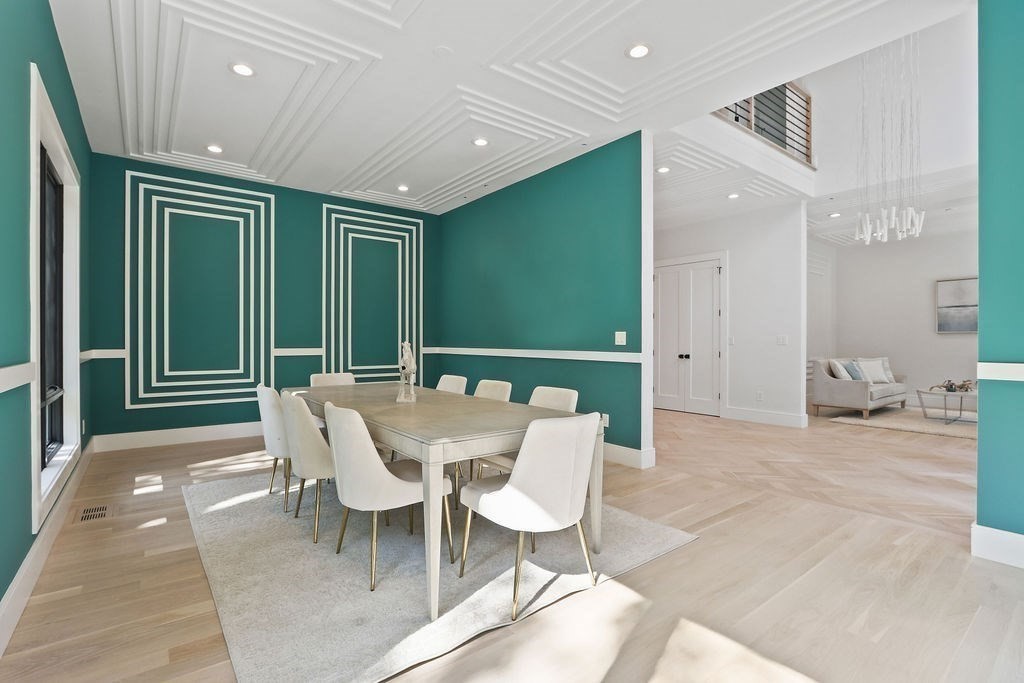 216 Greendale Avenue Needham, MA 02494 - Photo 6 of 40 a view of a dining room with furniture window and outside view