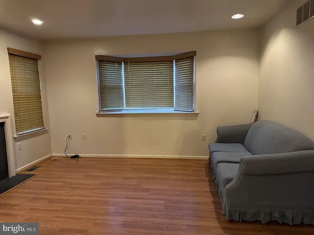 a view of a livingroom with a couch