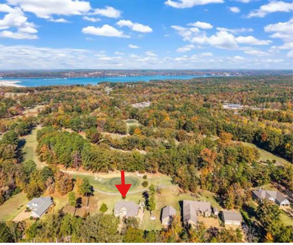 140 Legends Drive Counce, TN 38326 - Photo 28 of 30 Aerial view of a nearby body of water and a heavily wooded area
