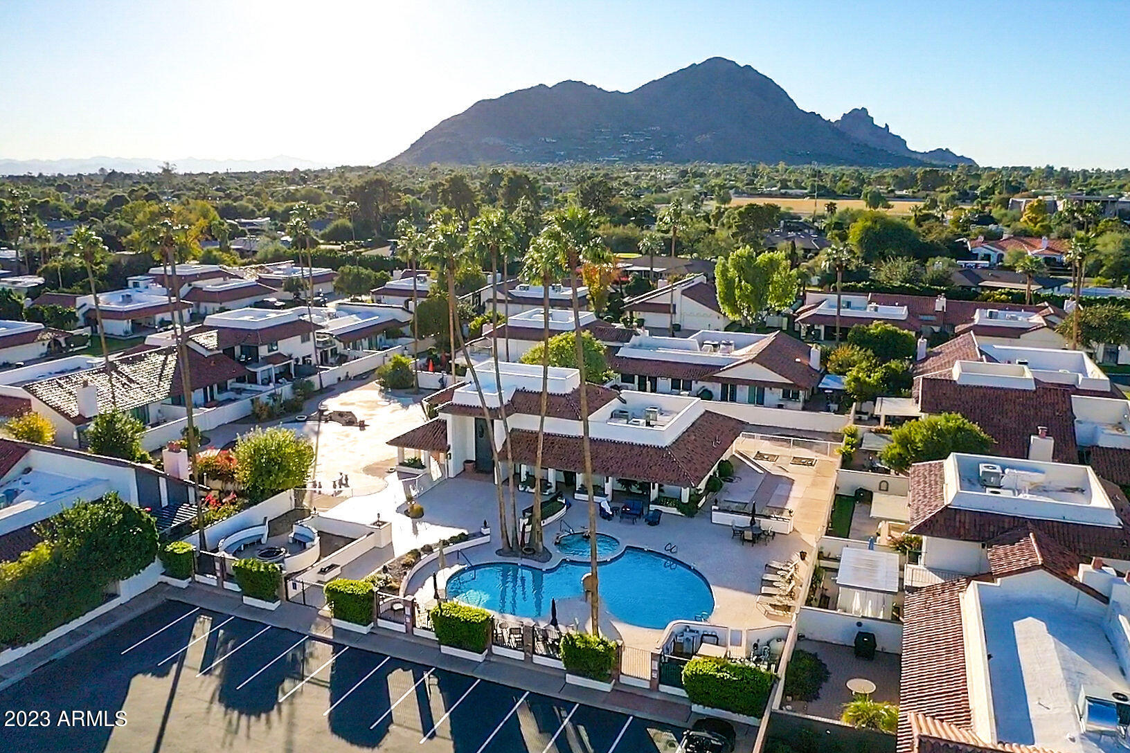 5822 North Scottsdale Road Paradise Valley, AZ 85253 - Photo 30 of 31 a view of a city with a mountain