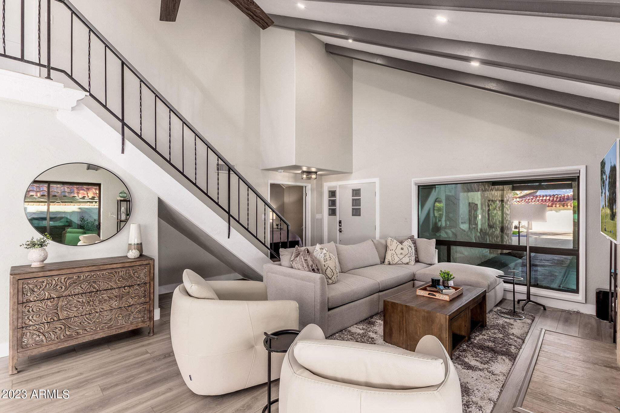 5822 North Scottsdale Road Paradise Valley, AZ 85253 - Photo 3 of 31 a living room with furniture and a window