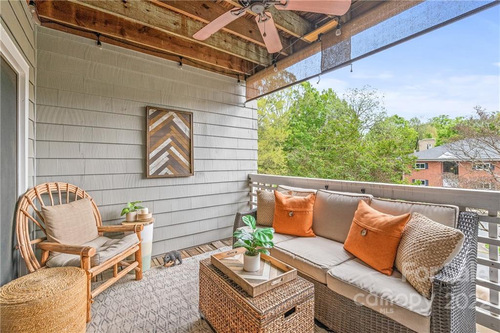 318 Queens Road, Unit 2 Charlotte, NC 28204 - Photo 15 of 18 a outdoor living space with furniture