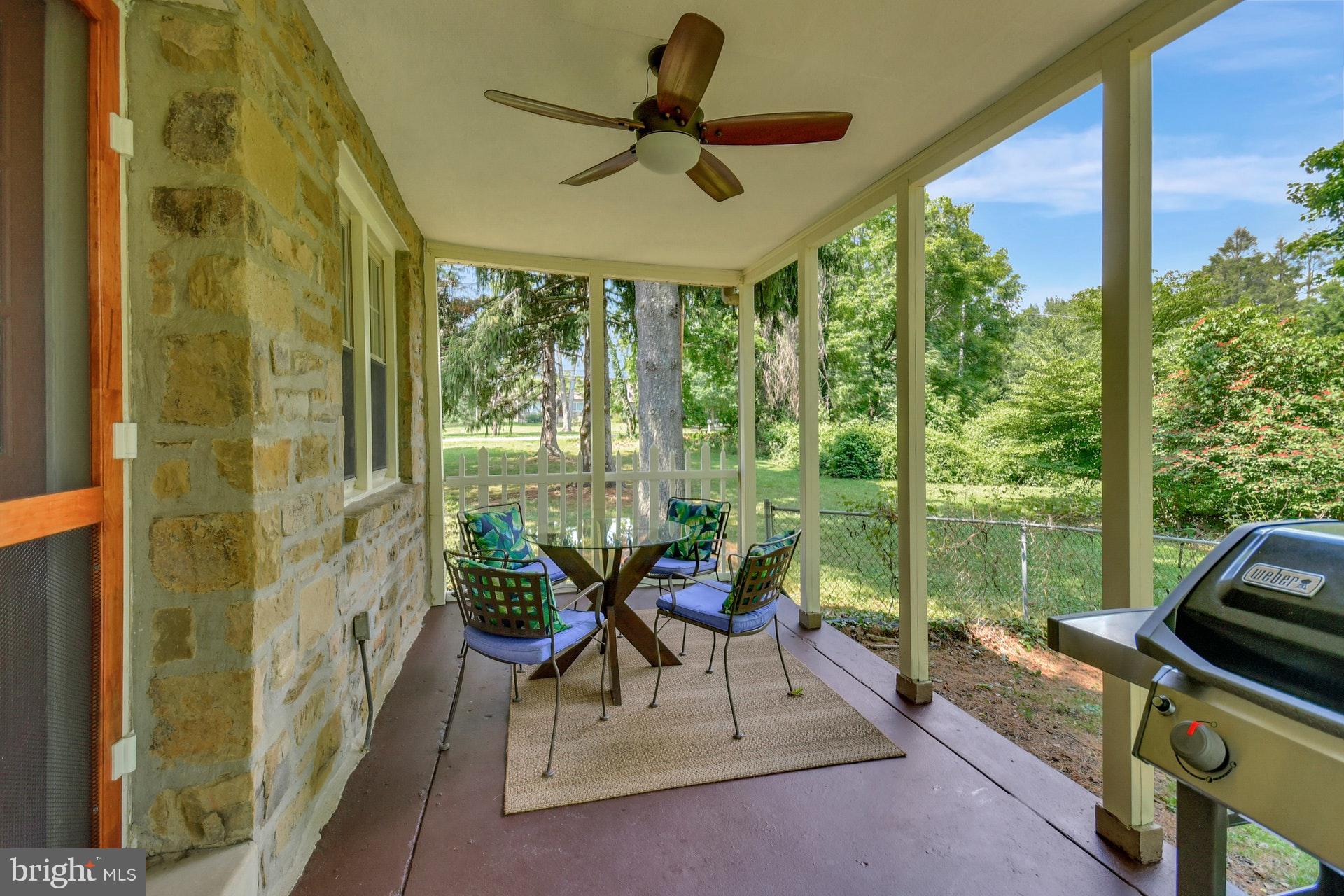 1458 Welsh Road Huntingdon Valley, PA 19006 - Photo 22 of 28 Covered Porch off the Living Room