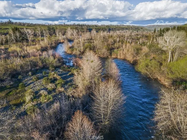 a view of a lake with outdoor space