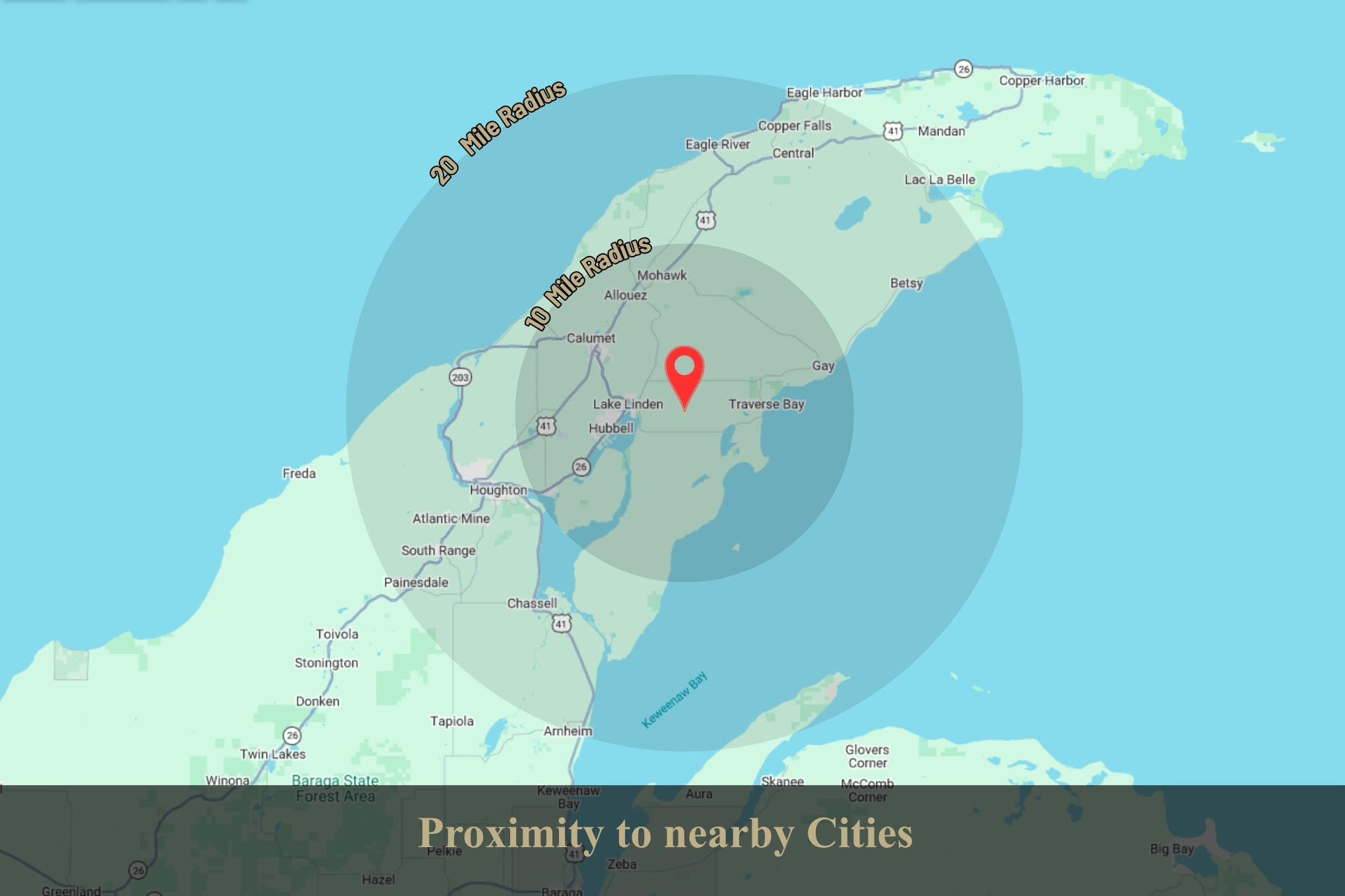 53187 Post Road Lake Linden, MI 49945 - Photo 5 of 7 53187 Post Road_ Proximity 20 mile radiu