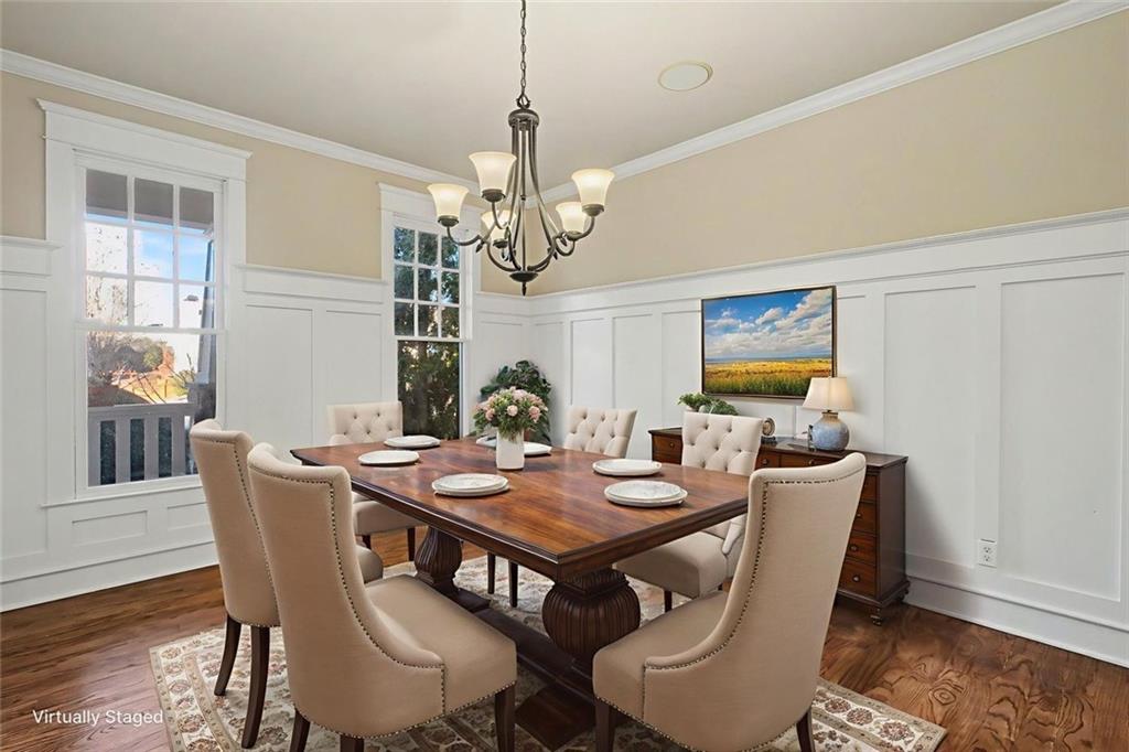 3105 Brick Lane Decatur, GA 30033 - Photo 25 of 72 a view of a dining room with furniture window and wooden floor