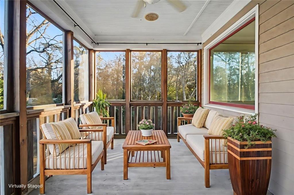 3105 Brick Lane Decatur, GA 30033 - Photo 46 of 72 a living room with furniture and a potted plant