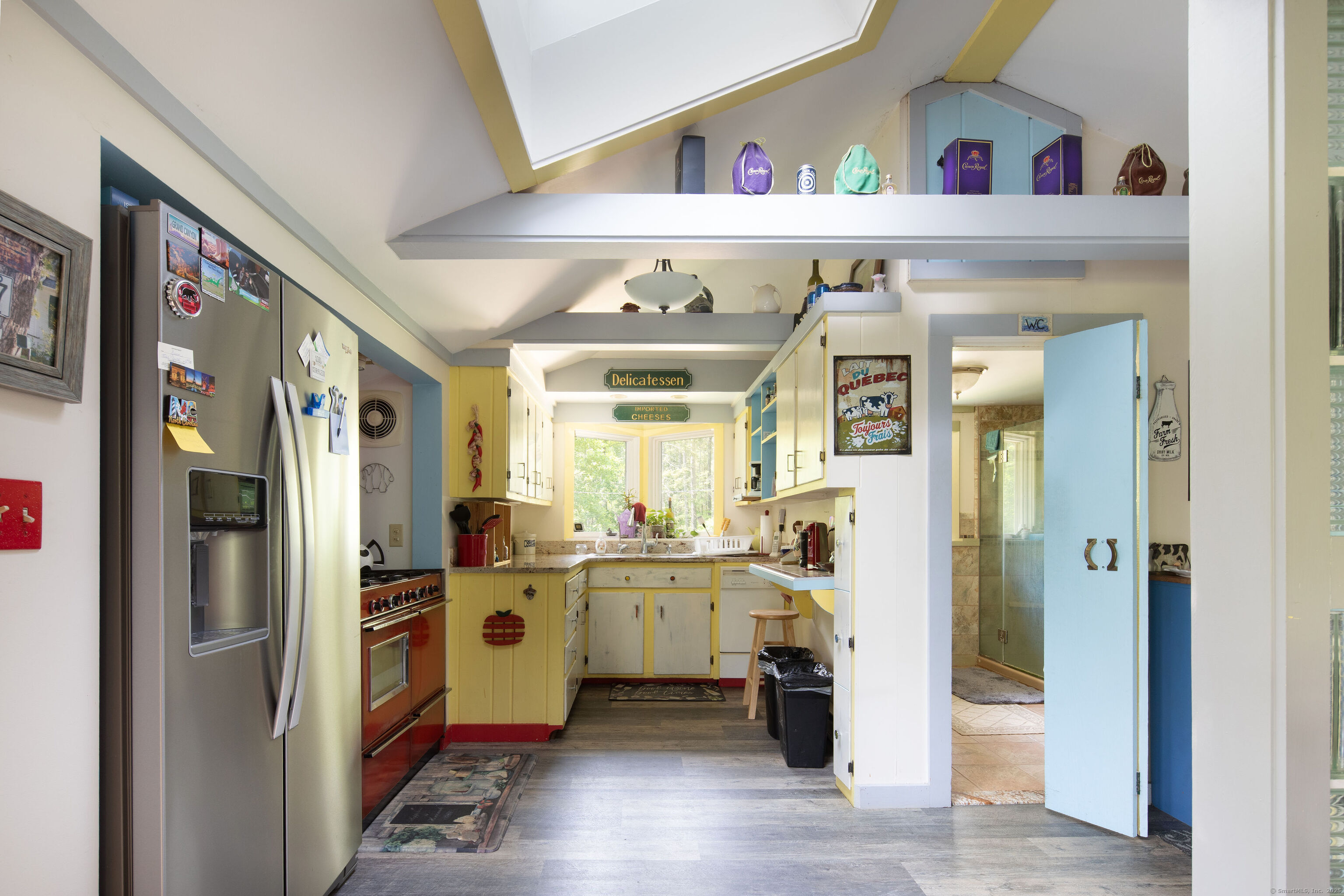 48 Preston Lane Salisbury, CT 06068 - Photo 16 of 36 a kitchen with stainless steel appliances granite countertop a refrigerator and a stove