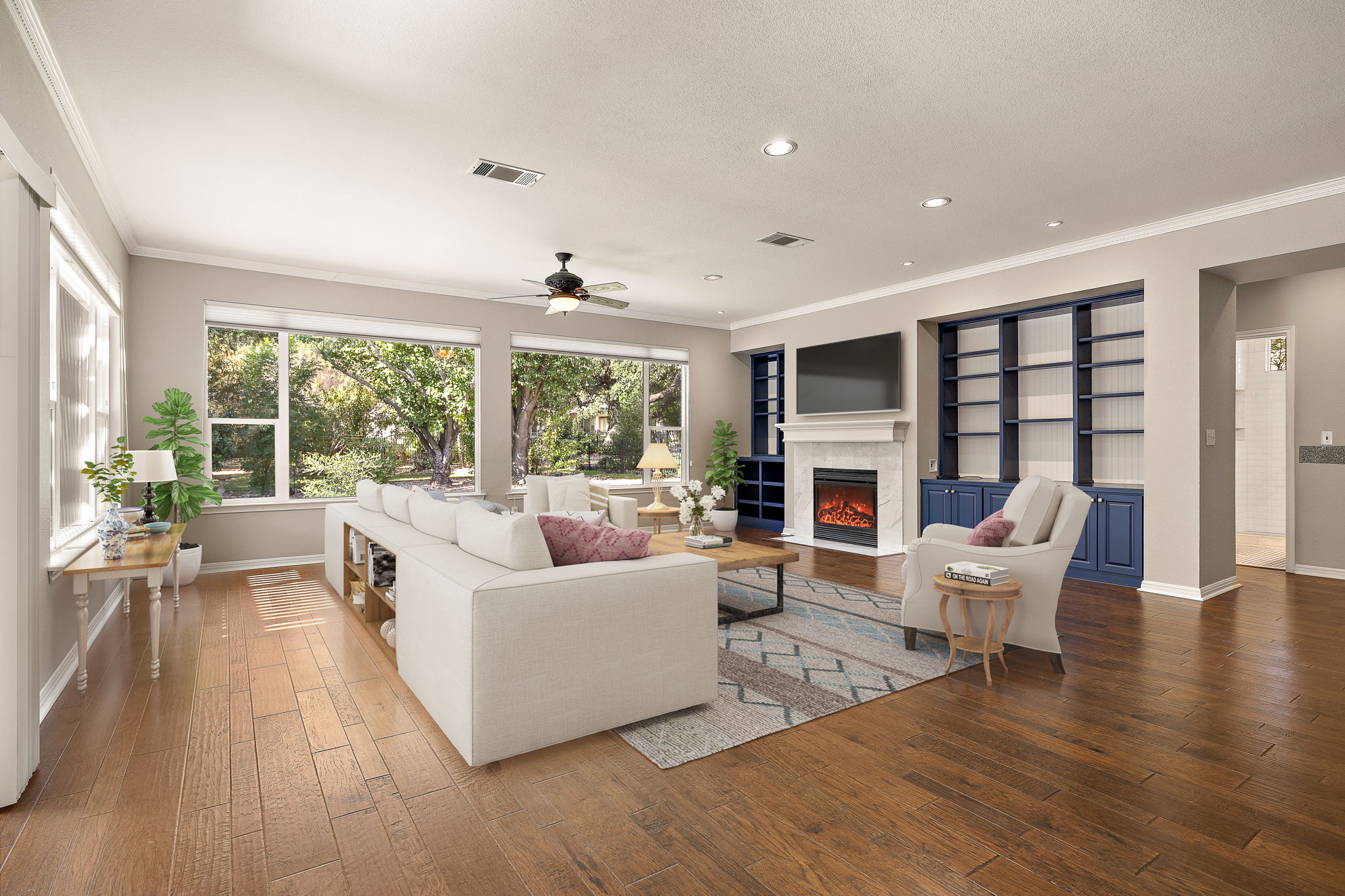 105 Liatris Lane Georgetown, TX 78633 - Photo 11 of 36 Virtually staged living area